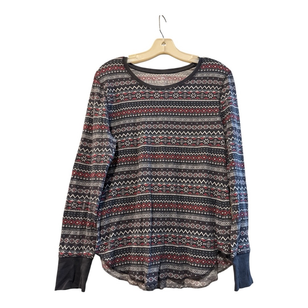 Old Navy Women’s Patterned Long Sleeve Top in size L